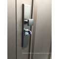 Un diseño de puerta simple de seguridad de alto nivel puerta de acero de hierro forjado con rayas de aluminio